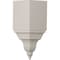 Ekena Millwork 5 1/2"W x 5 1/2"P x 13 3/4"H, Inside Corner for Moulding Profiles Less than 5 1/2"P and 6 3/4"H MIC05X06BI - alternate 3